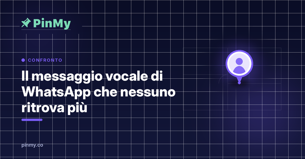 Il vocale di WhatsApp che nessuno ritrova più