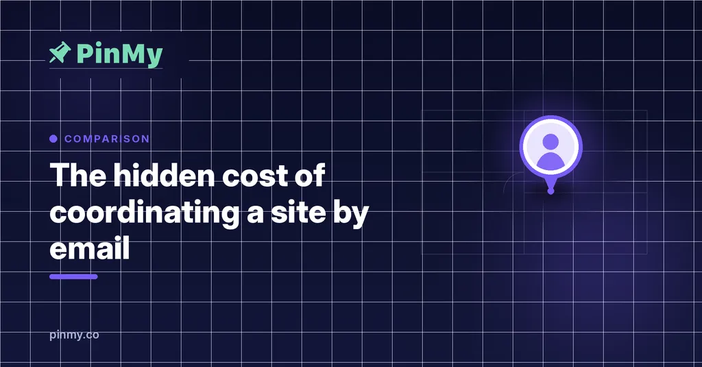 The hidden cost of coordinating a site by email