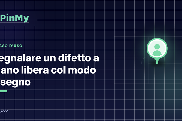 Come usare la modalità disegno per segnalare un difetto a mano libera
